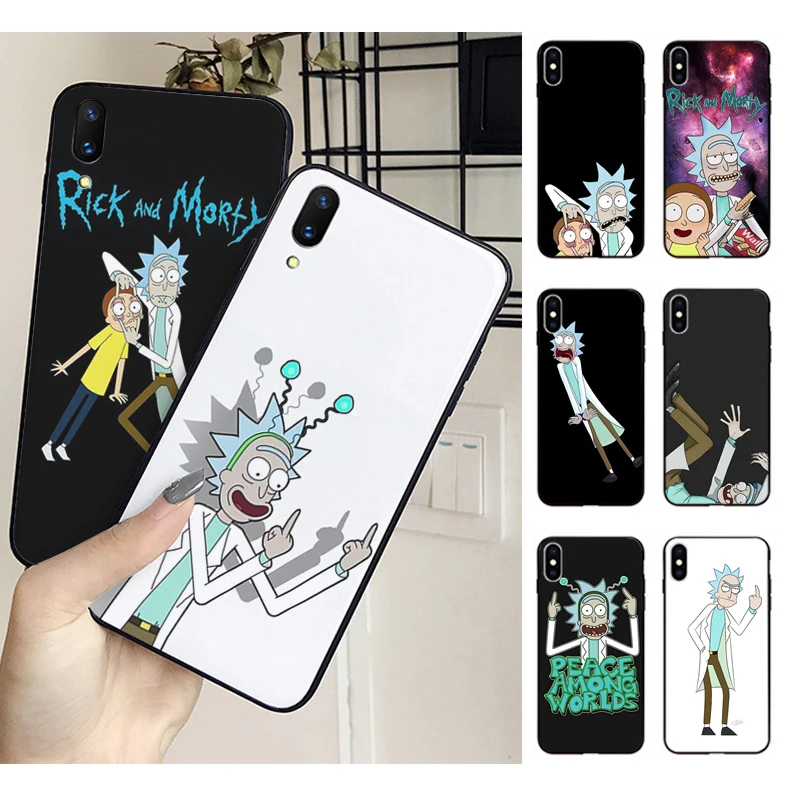 Чехол для мобильного телефона MaiYaCa Rick & Morty чехол iphone 5 5s SE 6s 6plus 7 8plus 8 X XS XR
