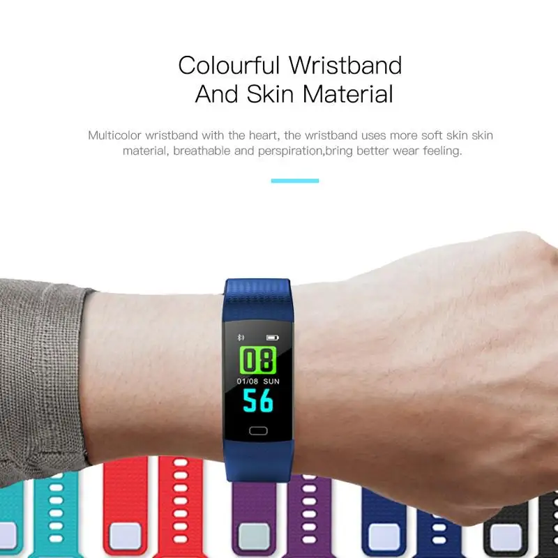 Smart Bracelet Fitness Tracker Color Display Smart Wristband Y5 Smartband IP67 Blood Pressure Monitor Pedometer Sport Watch Men Smart Bracelet Fitness Tracker Color Display Smart Wristband Y5 Smartband IP67 Blood Pressure Monitor Pedometer Sport Watch Men
