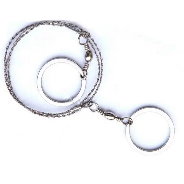 New Field Survival Wire Saw Cutter Outdoor Emergency Fretsaw Camping Hunting Wire Saw Survival Tool,Woodwoking Outdoor Tool