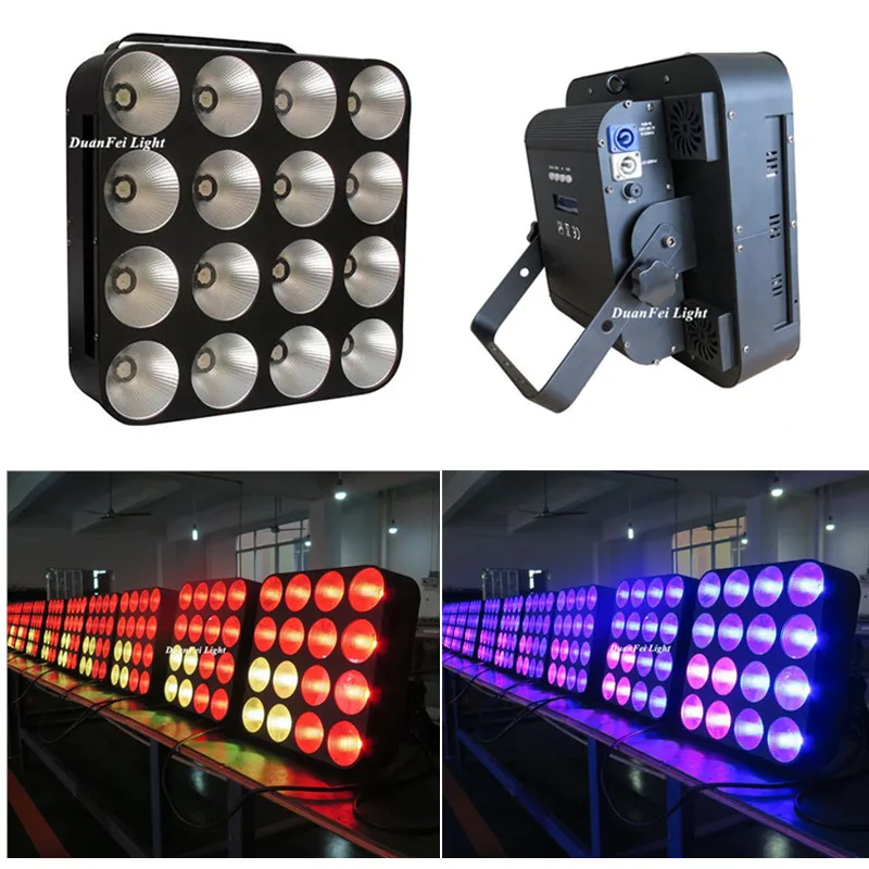 Светодиодная матрица bbright 4х4 16x30 Вт RGB светодиодная Блиндер Powercon dmx панель 2018 |