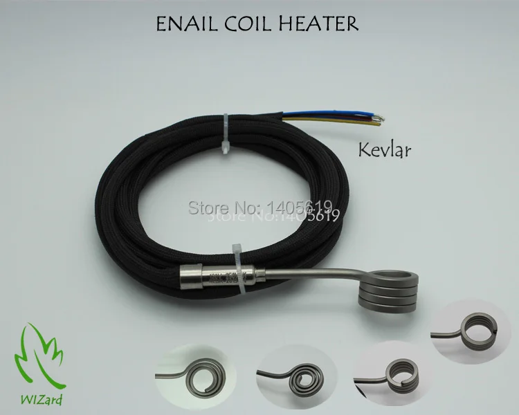 

ENAIL COIL HEATER,THERMOCOUPLE K, BLACK SLEEVE(SUPPORT CUSTOM)