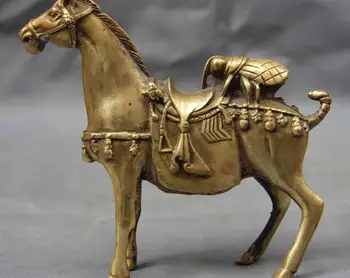 

Chinese Copper Bronze Animal Wealth Sucessful Running Steed Horse cicada Statue