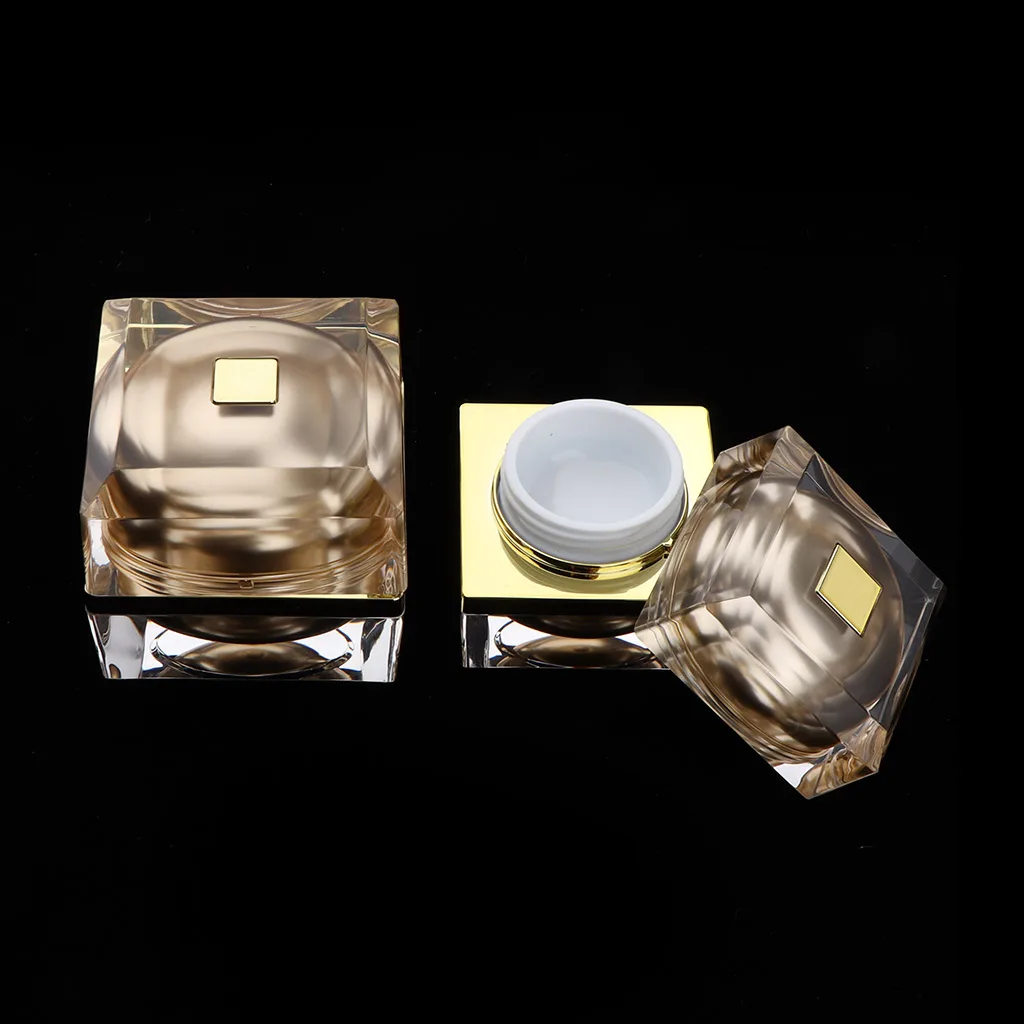 MagiDeal Plastic Cosmetic Pot Jars Lotion Cream Sample Empty Container 8/30g Suit for Home or Travel