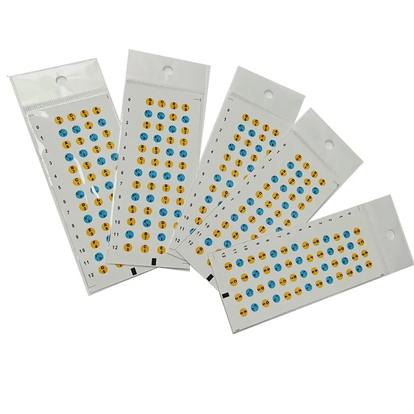 

Wholesale ukulele beginner Chord learning ukulele sticker chord sticker uklele accessories 2pcs