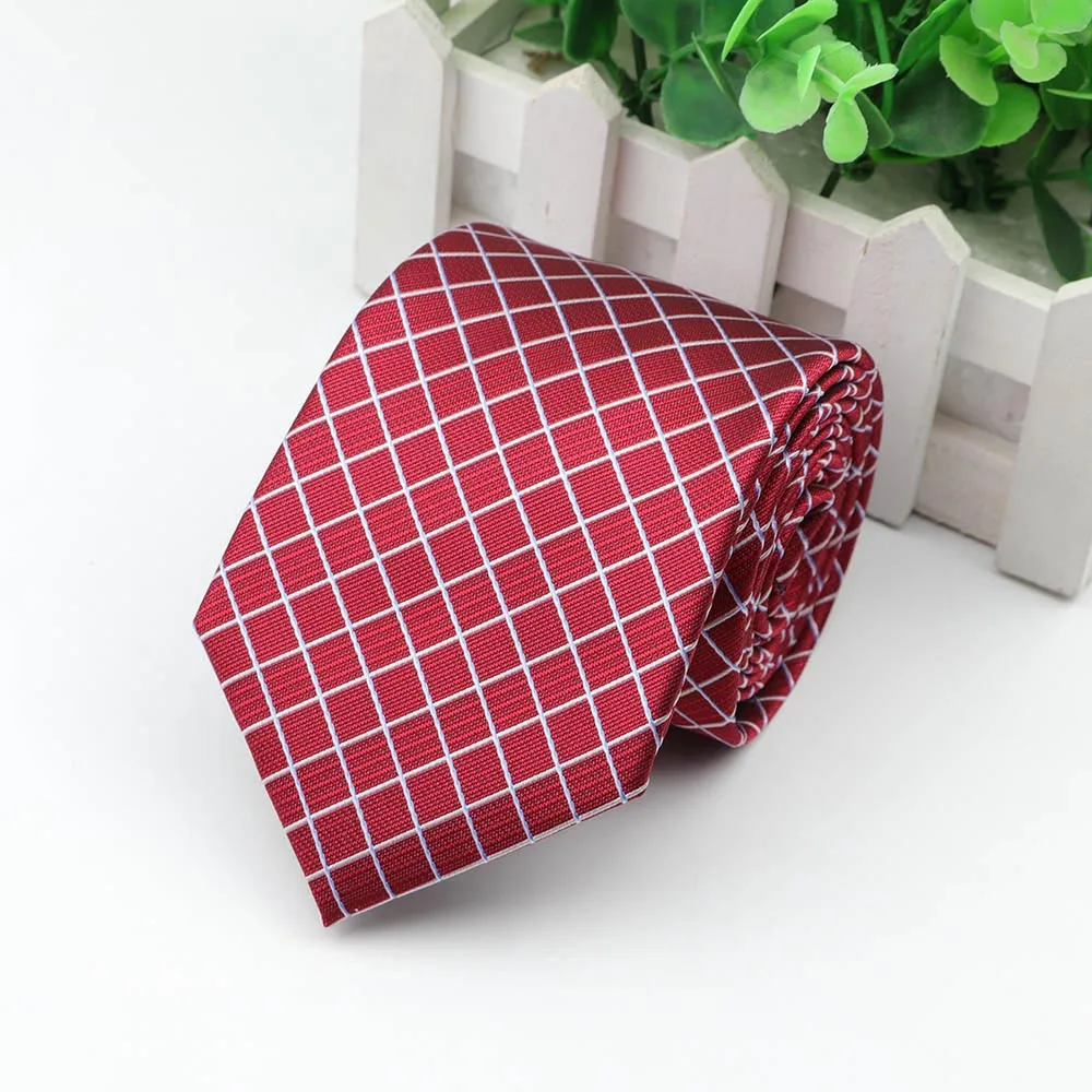 Классический узкий галстук в полоску 8 см мужской формальный жаккардовый деловой Свадебный галстук - Цвет: 34