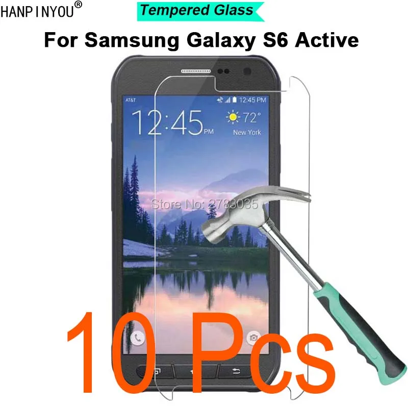 10 шт./лот для Samsung Galaxy S6 Active G890A 9H твердость 2.5D ультра-тонкая закаленная Защитная