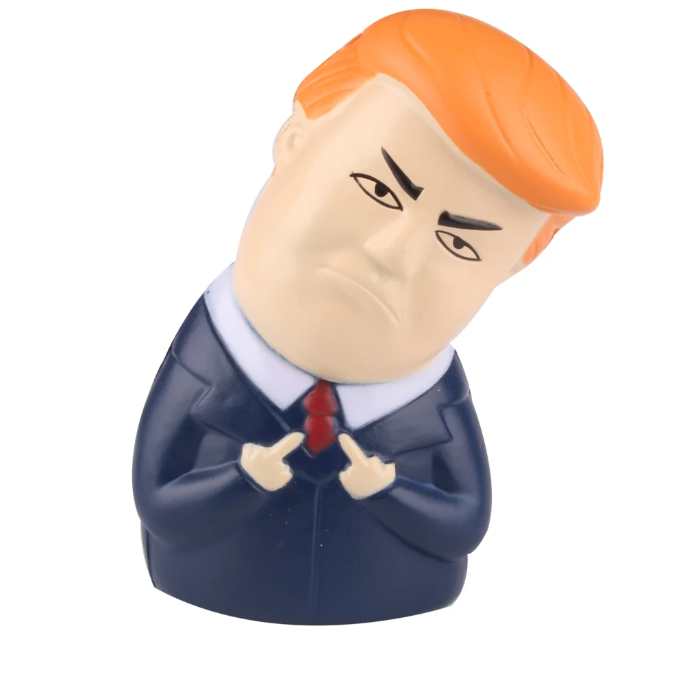 

2019 New Kawaii Squishy Trump Splat Ball Squishies Slow Rising Reduce Pressure Stress Relief Kids Squeeze Toy Gift