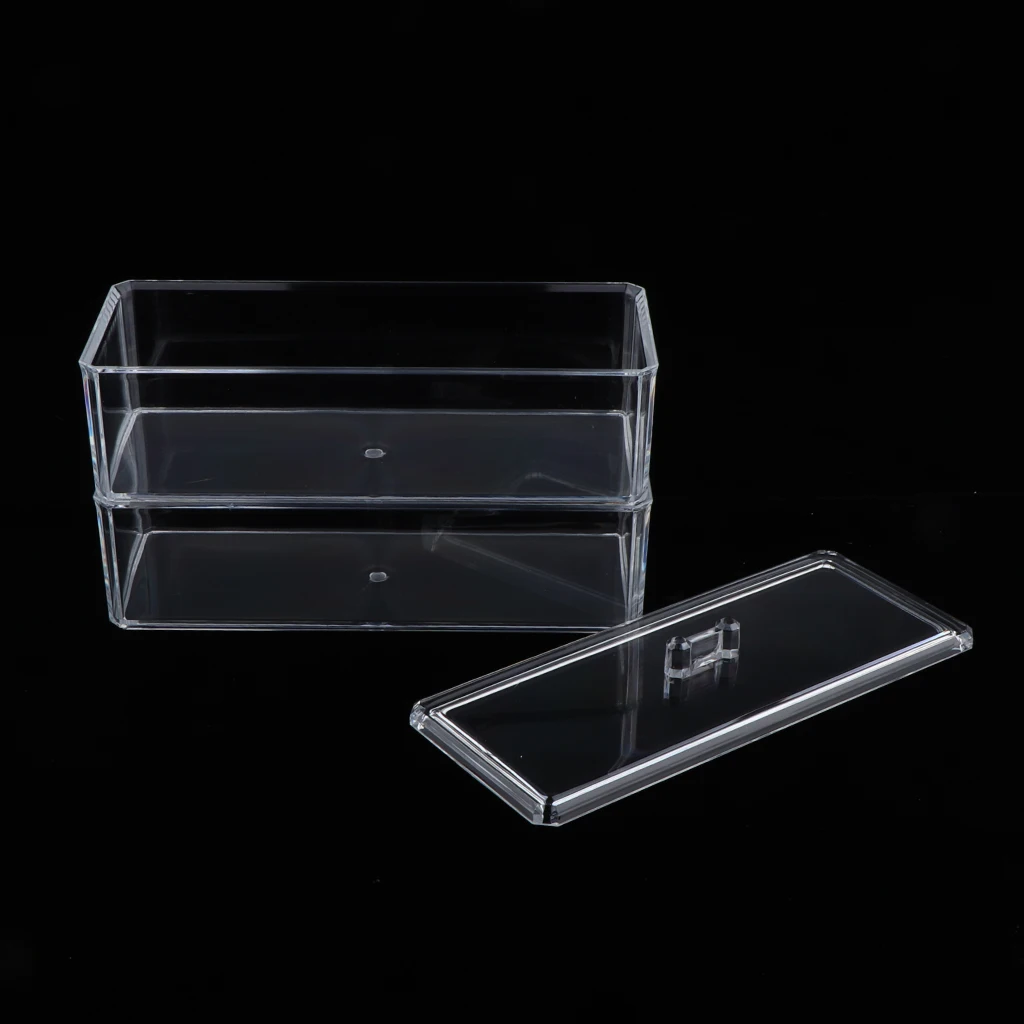 2 Layer Removable Large Storage Organizer Case for Makeup Brushes Pencil Pen Jewelry with Lid
