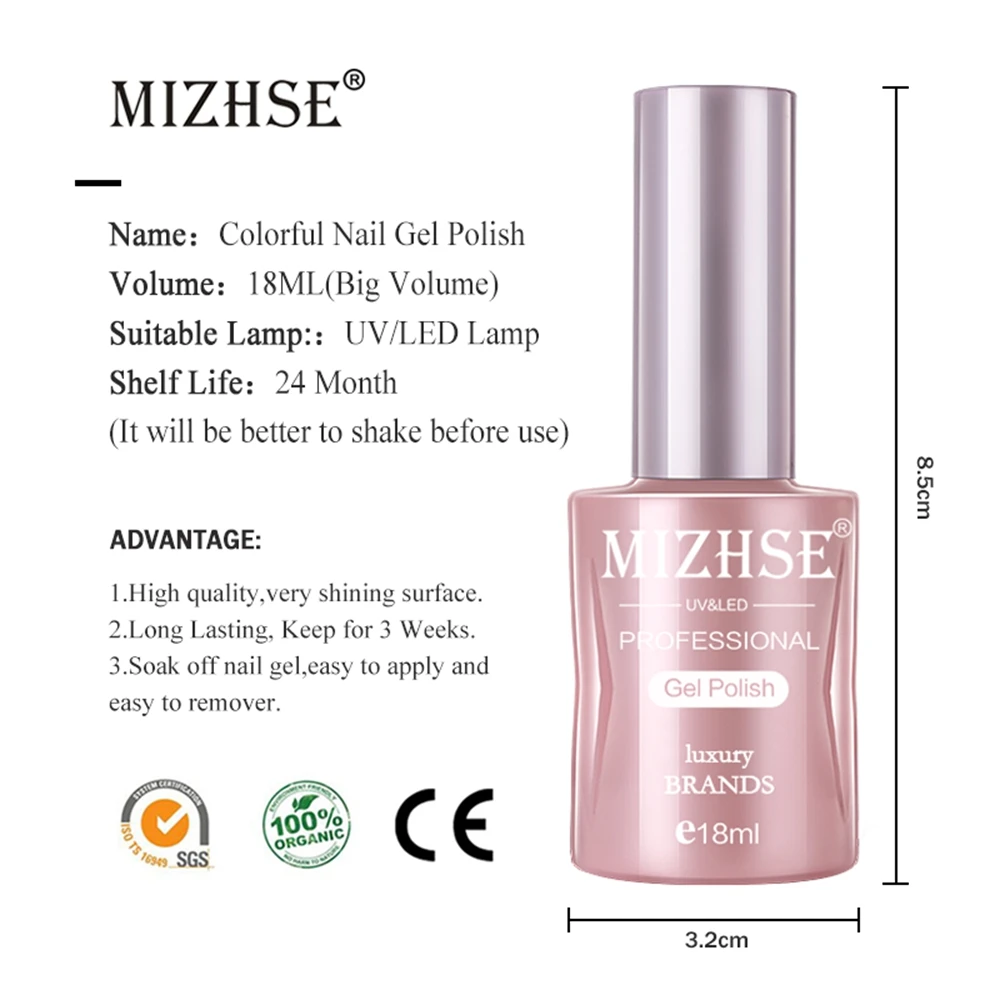 MIZHSE меха УФ гель лак для ногтей светодиодный светильник Vernis Gellak UV гель Vernis полу постоянный гель конструтор для росписи ногтей