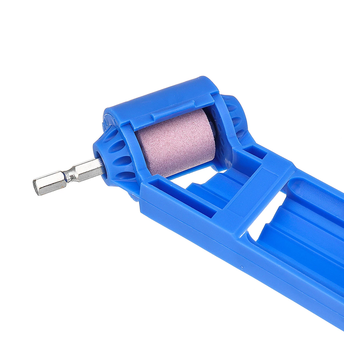

1pcs1/4 Inch Drill Bit Sharpener Corundum Grinding Wheel Powered Tool for Power Drills Hex Shank Portable Drill Powered Tool
