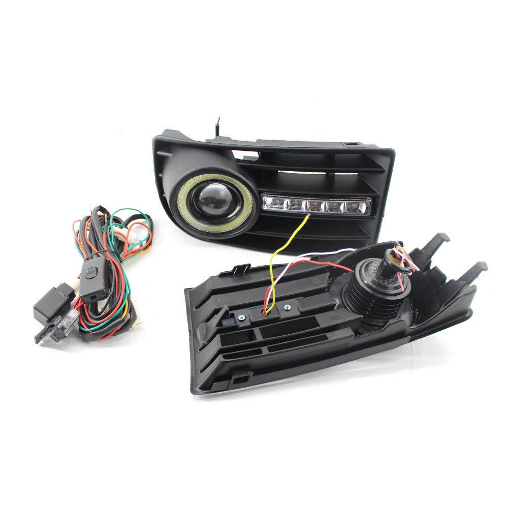 1 пара противотуманных фар решетки H3 для VW GOLF 5 MK5 Rabbit 2005 2009 & комплект