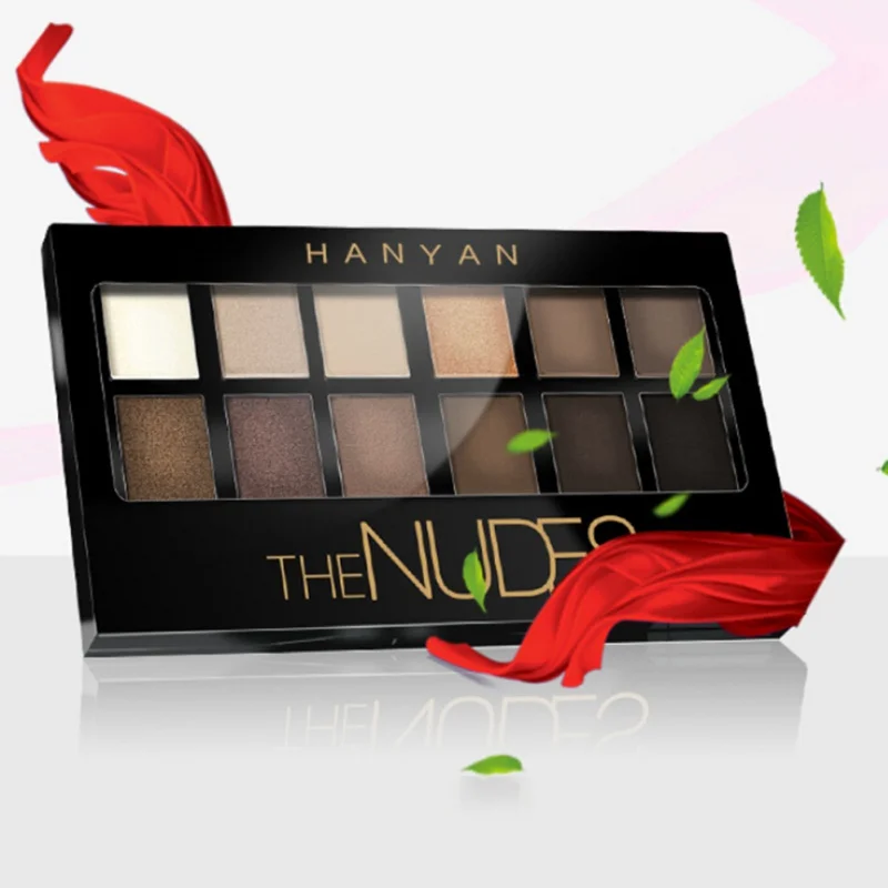 3 Styles 12 Colors Matte Pigment Glitter Eyeshadow Palette Nudes Neutral Eye Shadow Palettes Makeup Set R1 |