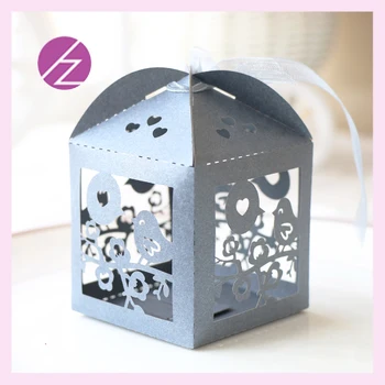 

50pcs/lot pearl paper laser cut crucifix christening baptism favor wedding box favor Easter Decoration small paper bags gift box