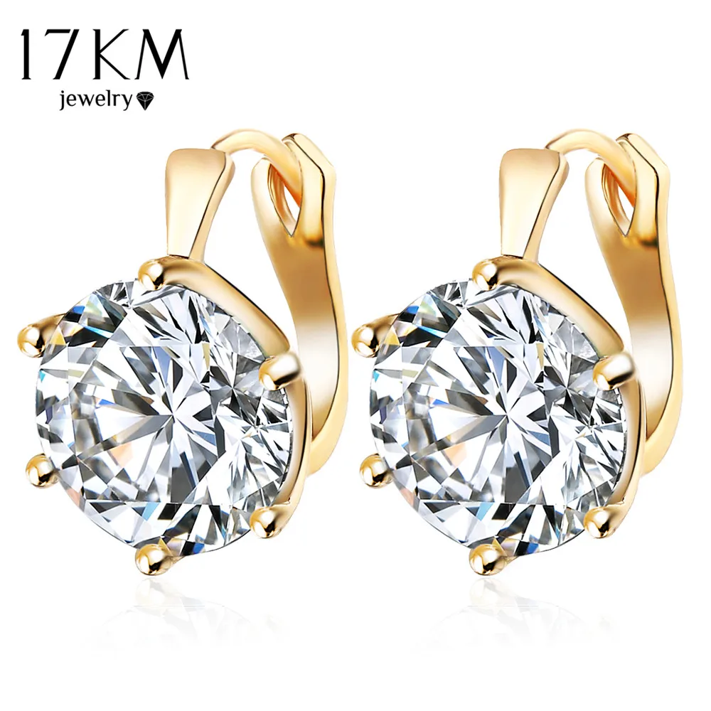 17 KM de Moda de Nova Declaração bijoux 7 Cor Cor Prata Do Punk Do Vintage Brincos Flor Do Parafuso Prisioneiro para As Mulheres de Casamento de Cristal Amor brinco