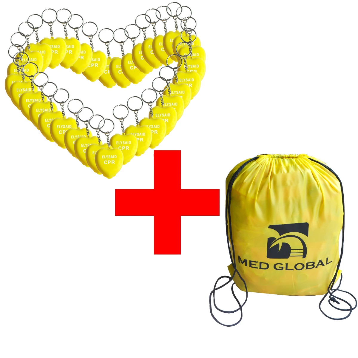 

100pcs/Lot Wholesale Heart Box Cpr Resuscitator Face Mask With KeyChain Emergency Rescue + 1pcs Big Drawstring Bag Portable
