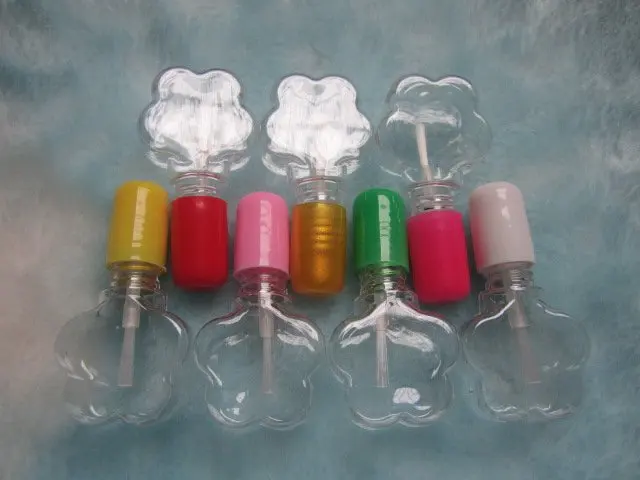Ёмкость 5 мл 1000 шт./лот оптовая продажа с фабрики Новый дизайн пластиковых пустой ясно лак для ногтей бутылки