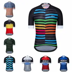 2019 Велоспорт Джерси мужские велосипедные майки Джерси для горного футболки для горного велосипеда команда с коротким рукавом Майо Ciclismo