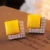 Nova Doce Cor Cristal Gem Praça Stud Brincos Para Mulheres Elegante Losango oorbellen Senhora Luxuoso Brinco da Jóia Do Casamento