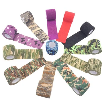 

Camouflage Outdoor stretch tape self-adhesive telescopic type non-woven cloth hunting hunting lane riding camouflage tape