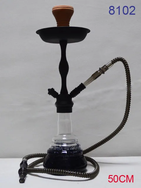 

WisQiyunR 50cm single smoking pipe delicate style narguile hookah Shisha High Quality with ceramic bowl and sturdy bottle