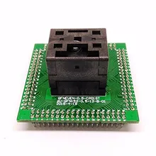 QFN64 MLF64 Burn in Socket IC Test Socket IC550-0644-006-G Pitch 0.5mm Chip Size 9*9 Flash Adapter Clamshell Programming Socket stm8 qfp48 qfp48 tqfp48 fqfp48 pqfp48 stm8 yamaichi ic test socket programming adapter 0 5mm pitch