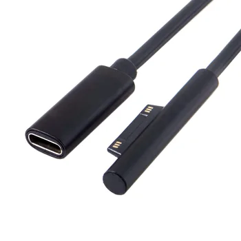 

Book Pro Charge Cable 10pcs/lot Dc 15v Female Type-c Usb-c To Surface Pro3 Pro4 Pro5 Pro6