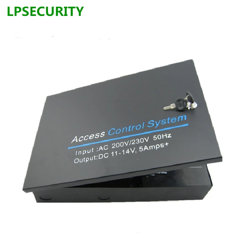 LPSECURITY с UPS батарейным блоком блок питания 1 2 4 дверной контроллер плата контроля доступа RFID дверной контроллер