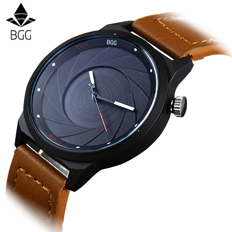 BGG Luxury Brand Casual Mens Watches Creative Black leather Quartz Watch Men male simple Wristwatch Business clock Hours relojes BGG Luxury Brand Casual Mens Watches Creative Black leather Quartz Watch Men male simple Wristwatch Business clock Hours relojes