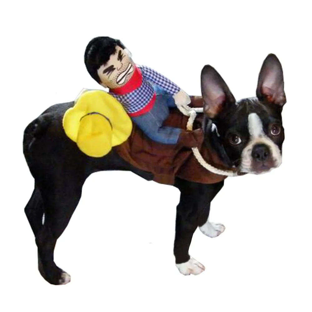 Novelty Riding Horse Pet Costume for Dog Pet Clothes April Fool's Day