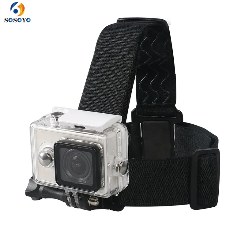 Повязка на голову для экшн камеры эластичная повязка Gopro Hero1 2 3 4 5 6 7 8 xiaomi sjcam