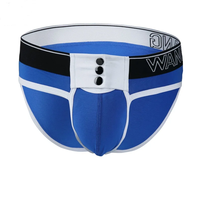 

2017 Fashion Cotton Middle Rise Men's Spandex Sexy Briefs Underwear Gay Male Seamless Pouch Jockstraps Panties Size S M L XL