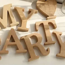 Домашний декор 8 см деревянные пользовательские буквы настольные украшения декор рукоделие толстое дерево Алфавит Имя стены Искусство улучшение сувенир