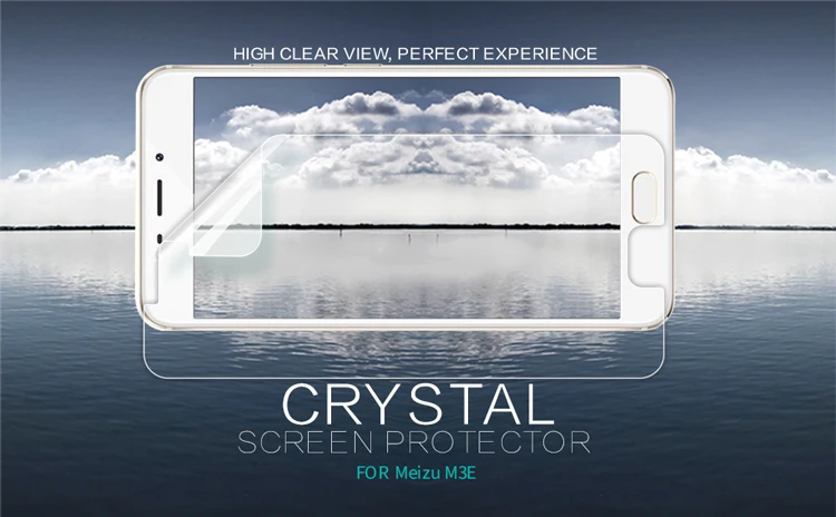 Original NILLKIN Super Clear HD Anti-fingerprint protective film For Meizu M3E Screen protector Case for case | Мобильные телефоны