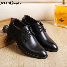 New Men Busineass Leather Shoes Lace-up Pointed Toe Dress Office Shoes For Male Top Quality zapatos de hombre de vestir formal heinrich the new listing brand luxury genuine leather men shoes pointed toe hasp male wedding dress shoes zapatos de hombre