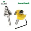 LAVIE-fraise pour lapin en carbure cémenté, 2 pièces, mèche de 8mm, avec 6 roulements réglables, fraise à Tenon, mèches pour menuiserie MC02049 ► Photo 3/4