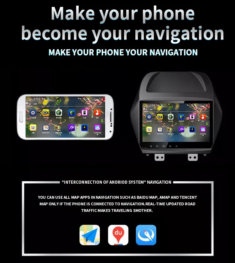 Excellent Automobile Capacitance Screen MP5 Player GPS Navigation Integrated Machine 7 Inch Vehicle Mounted Bluetooth Dual Spindle Machine 3