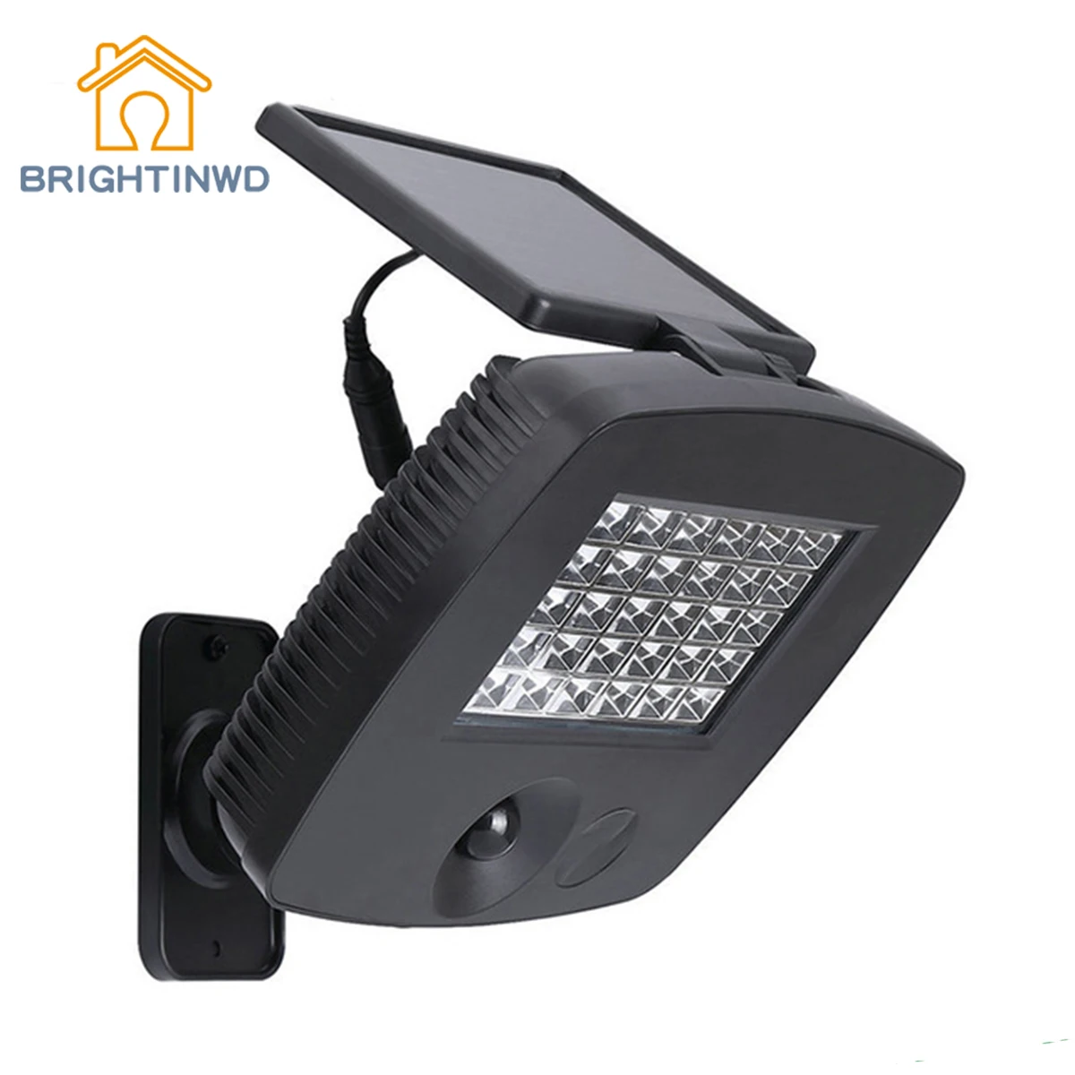 

BRIGHTINWD 30 LED Solar Light Infrared Sensor Security Garden Light with PIR Motion Sensor Emergency Lamp for Path Wall Solar