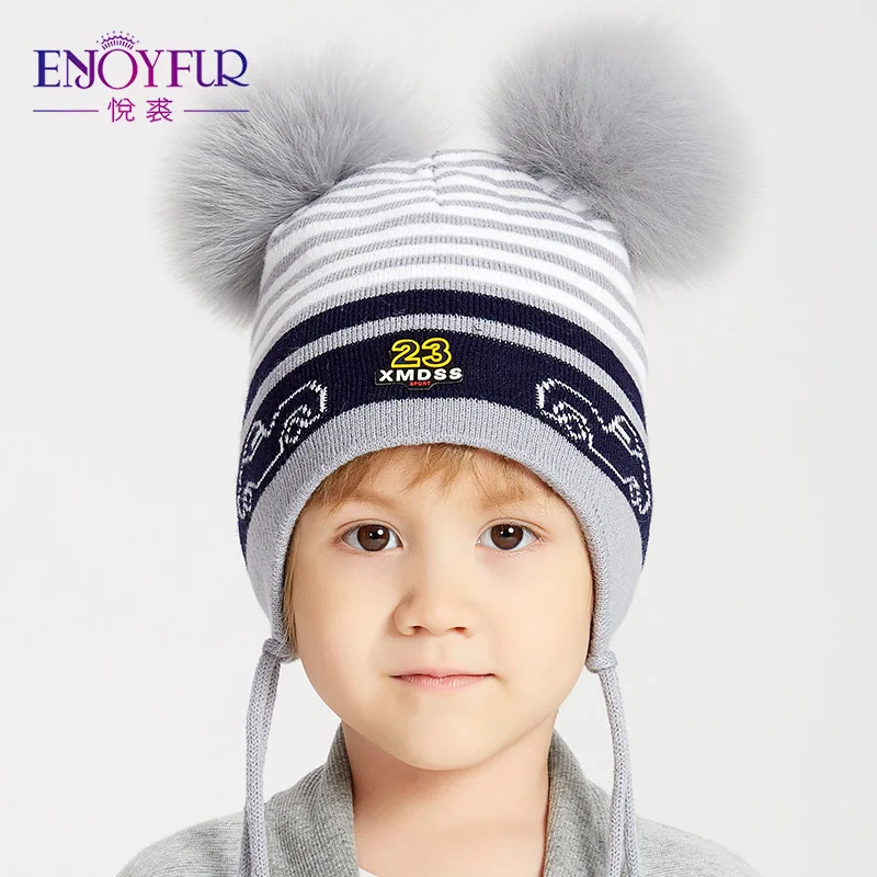 Maylisacc Toddler Baby Knit Hat And Mittens Kids Winter Warm Knitted