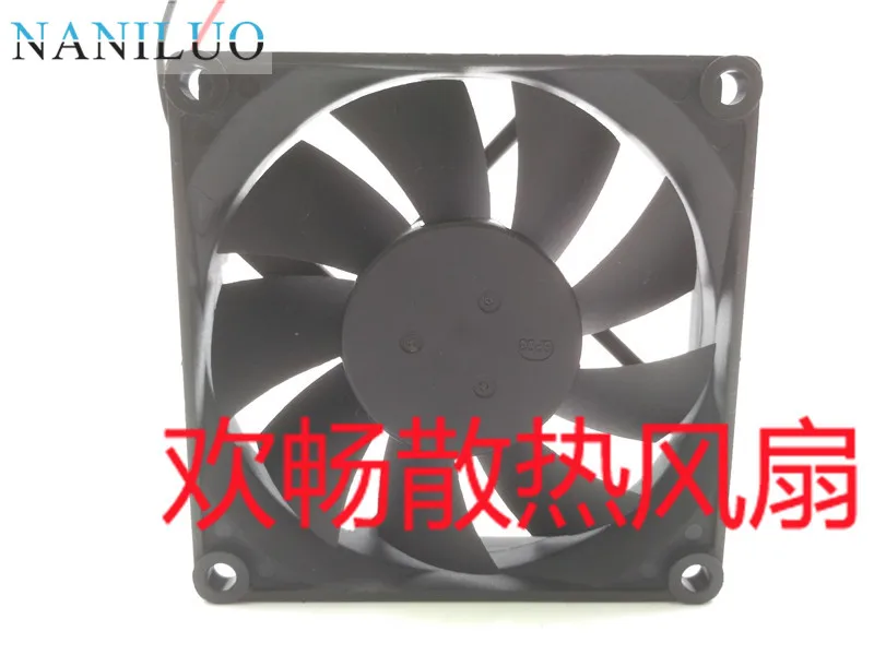 

NANILUO 8020 0.21A D80SH-12C 80*80*20MM 12V 2 wire power supply cabinet cooling fan