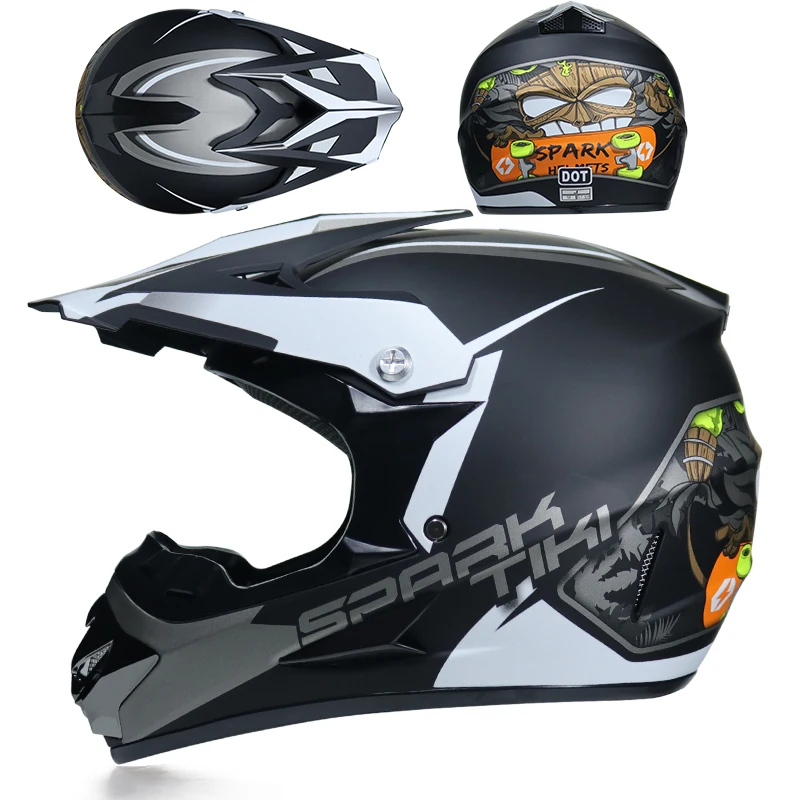 Стиль мотоциклетный гоночный шлем внедорожный Полнолицевой мотоциклетный шлем грязный велосипед atv шлем горный шлем - Цвет: 18
