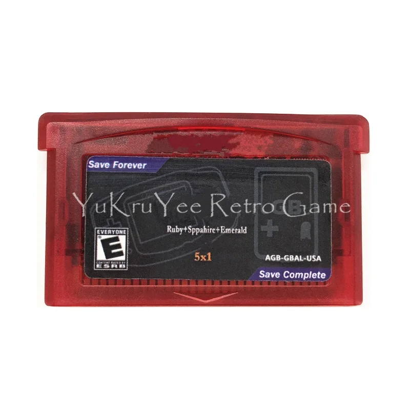 

5 in 1 Video Game Compilation Collection Memory Cartridge Card for 32 Bit Console Accessories