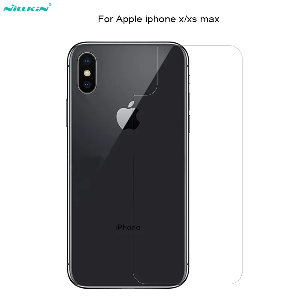 

For Apple iphone x/xs max NILLKIN Amazing H Nanometer Anti-Explosion Tempered Glass Screen Protector For iphone xs Back Cover