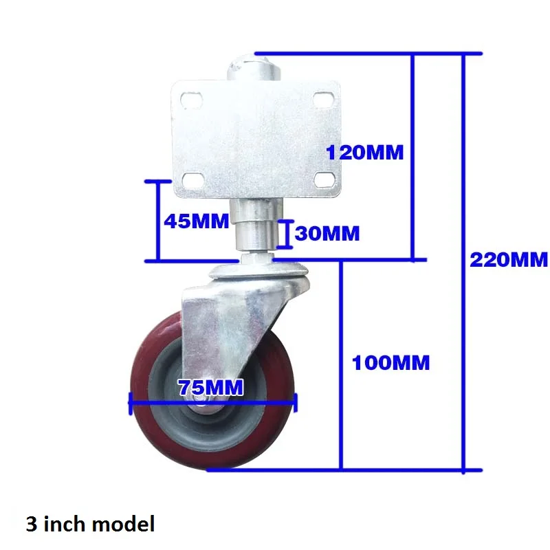 Us 7 87 3 Inch Model Spring Loaded Gate Door Caster Swivel Wheel For Swing Gate Door On Aliexpress Com Alibaba Group