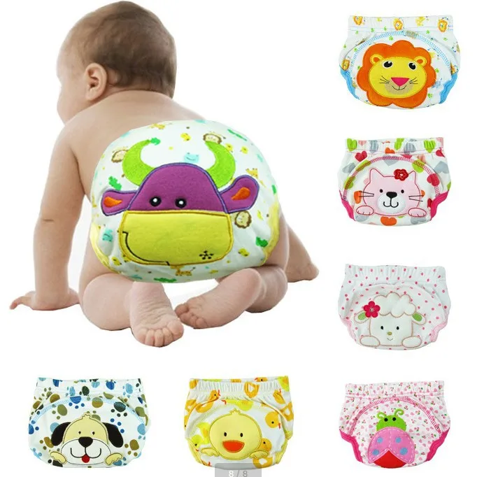 Baby Girl Boy Pee Potty Training Pants Washable Cloth Diaper Nappy