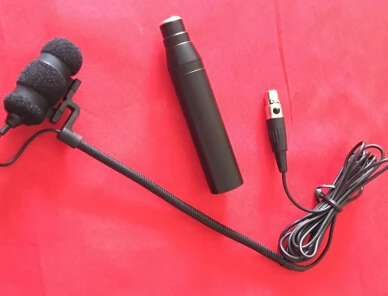 MU100 набор инструментов зажим конденсаторный микрофон устройство для различных музыкальных инструментов или беспроводных систем с помощью различных зажимов - Цвет: Mic XLR4 for shure
