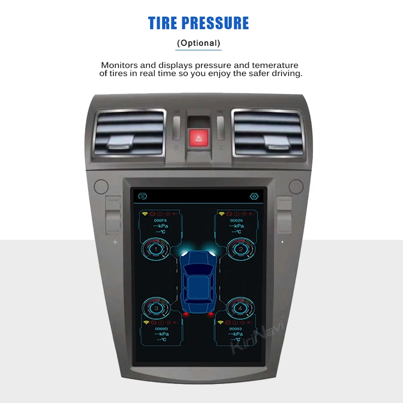 Top KiriNavi Telsa Style Vertical Screen 10.4‘’ 1 din android 7.1 multimedia car dvd player For Subaru Forester automotivo head unit 3