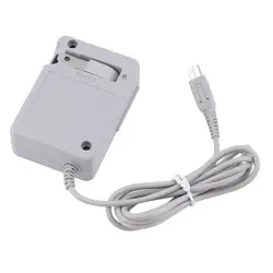 Домашний небольшой легкий источник питания AC адаптер для дома настенный дорожный зарядное устройство США штекер серый для nintendo для XL/3DS LL
