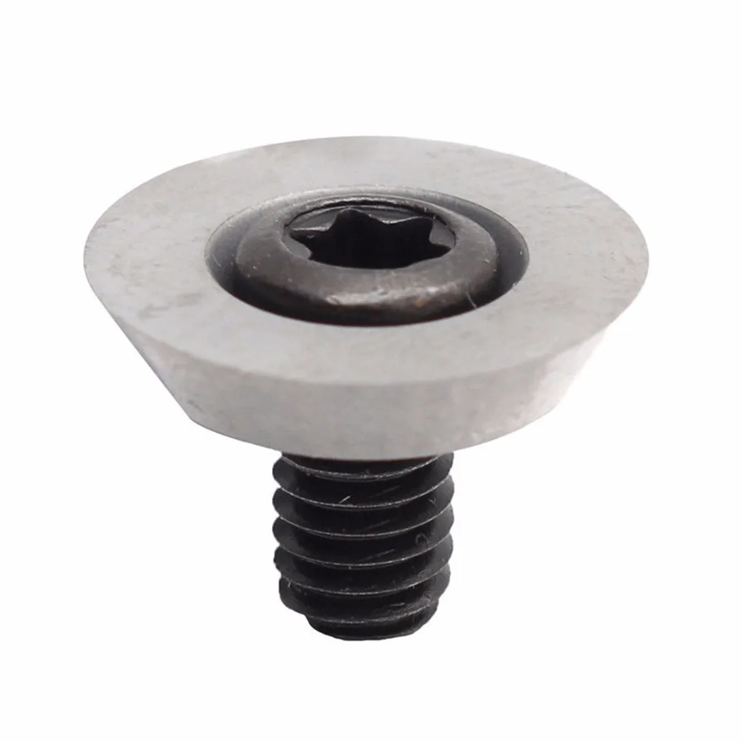 High Accuracy Round Carbide Insert with Screw 12mm Diameter Wood