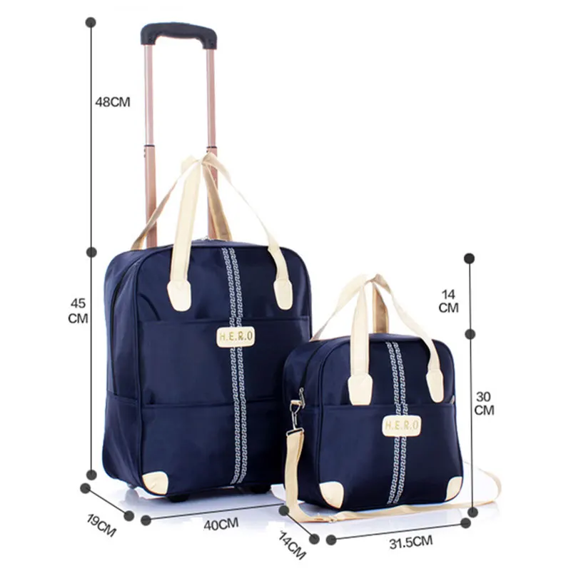 17,7 дюймов чемодан для путешествий, брендовый Спиннер, чемодан на колесиках, оригинальная женская коробка для посадки, сумка для переноски на колесиках