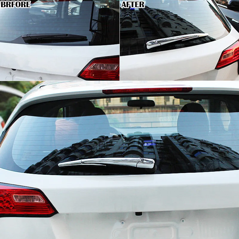 AX хромированное покрытия, для заднего стекла крышка стеклоочистителя щетки стеклоочистителя отделка украшения протектор формовочная рама для Honda HR-V vezel HRV